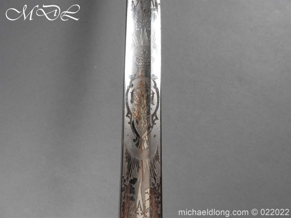 British 1856 Scroll Hilt Presentation Cavalry Sword - Image 35