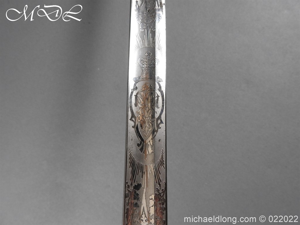 British 1856 Scroll Hilt Presentation Cavalry Sword - Image 35