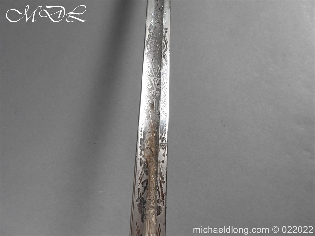 British 1856 Scroll Hilt Presentation Cavalry Sword - Image 36