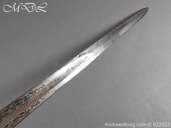 British 1856 Scroll Hilt Presentation Cavalry Sword - Image 23