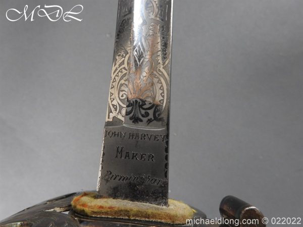 British 1856 Scroll Hilt Presentation Cavalry Sword - Image 21