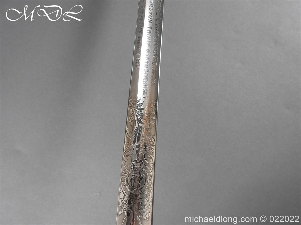 British 1856 Scroll Hilt Presentation Cavalry Sword - Image 19