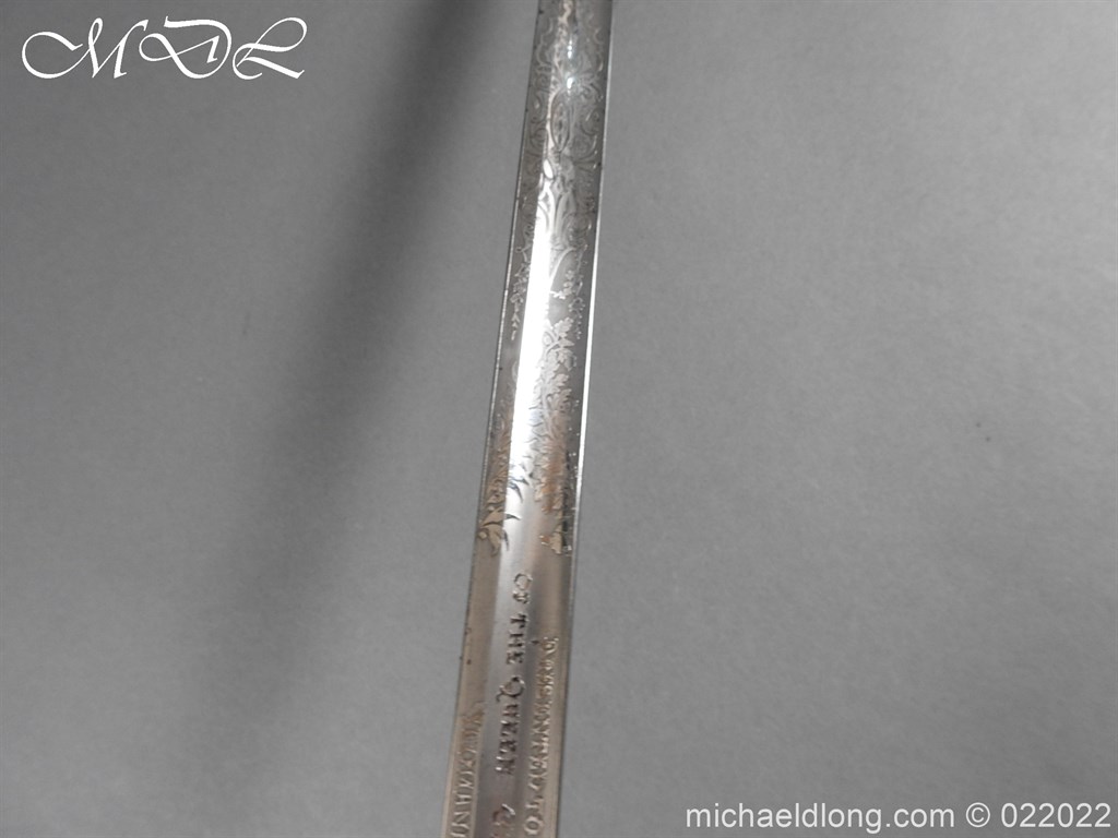 British 1856 Scroll Hilt Presentation Cavalry Sword - Image 18