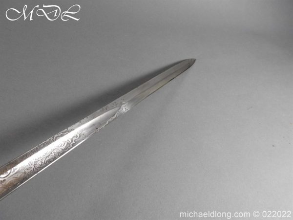 British 1856 Scroll Hilt Presentation Cavalry Sword - Image 17