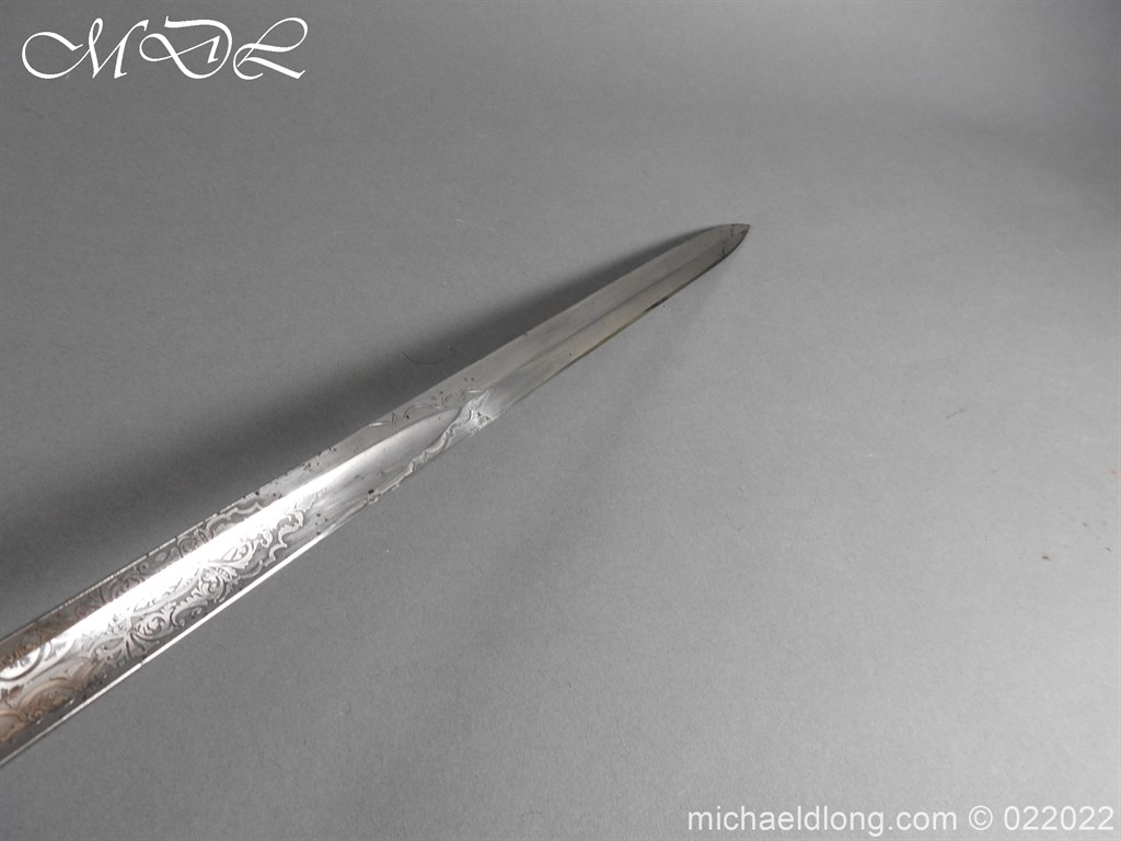 British 1856 Scroll Hilt Presentation Cavalry Sword - Image 17