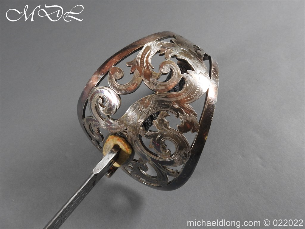 British 1856 Scroll Hilt Presentation Cavalry Sword - Image 12