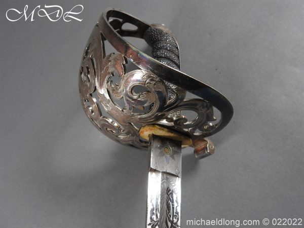 British 1856 Scroll Hilt Presentation Cavalry Sword - Image 11