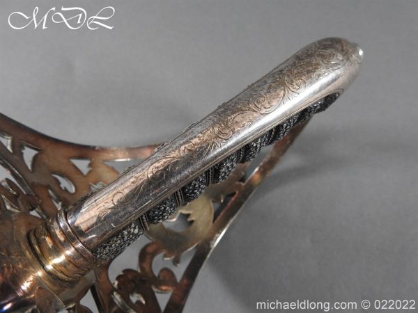 British 1856 Scroll Hilt Presentation Cavalry Sword - Image 4