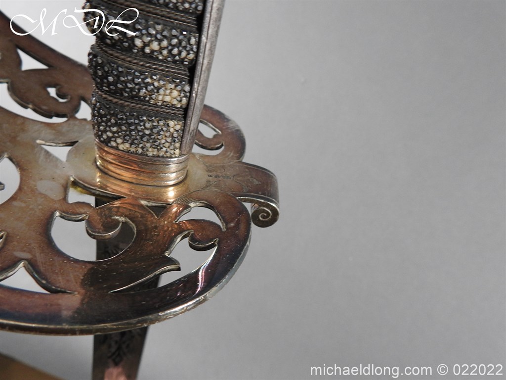 British 1856 Scroll Hilt Presentation Cavalry Sword - Image 5