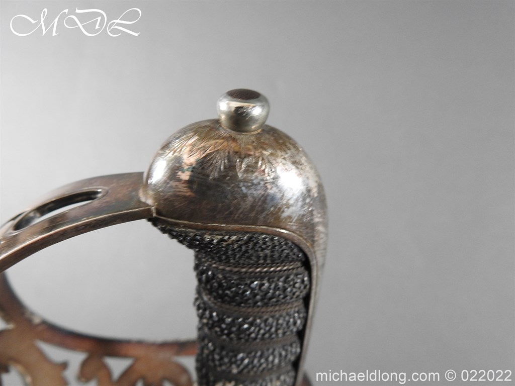 British 1856 Scroll Hilt Presentation Cavalry Sword - Image 6