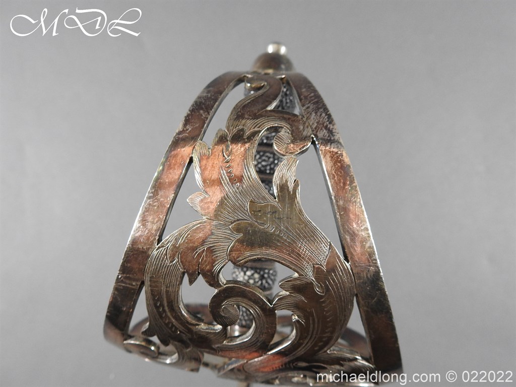 British 1856 Scroll Hilt Presentation Cavalry Sword - Image 7