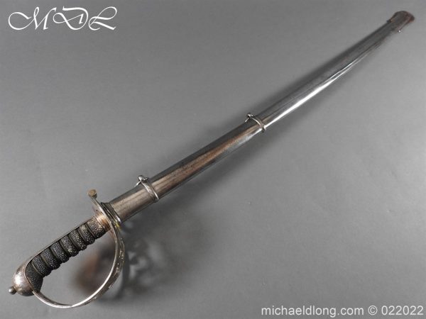 British 1856 Scroll Hilt Presentation Cavalry Sword - Image 9