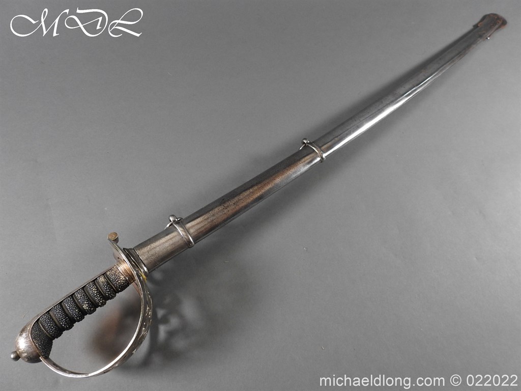 British 1856 Scroll Hilt Presentation Cavalry Sword - Image 9