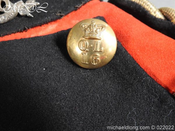 Victorian 16th Lancer Officer’s Tunic - Image 8