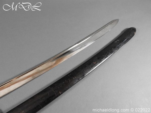 British Officer's 1796 Light Cavalry Pipe back Sword - Image 23