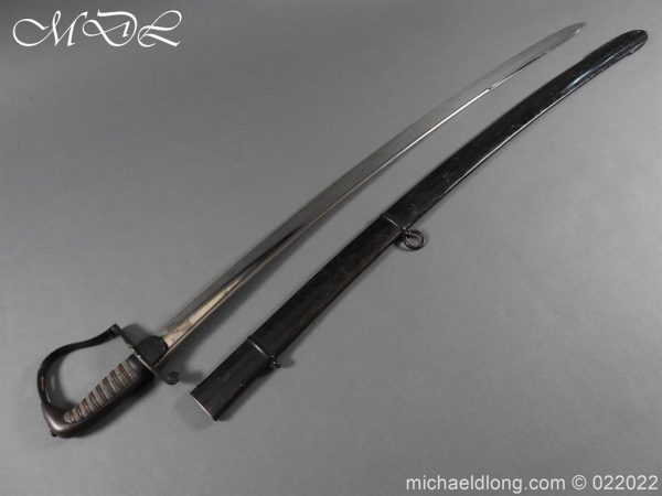 British Officer's 1796 Light Cavalry Pipe back Sword - Image 10