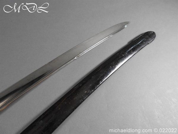 British Officer's 1796 Light Cavalry Pipe back Sword - Image 13