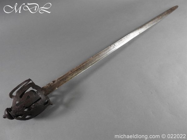 Scottish Beak Neb Ribbon Hilt Sword c 1650