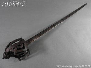 michaeldlong.com 25107 300x225 Scottish Beak Neb Ribbon Hilt Sword c 1650
