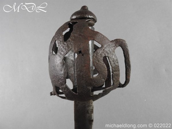 Scottish Beak Neb Ribbon Hilt Sword c 1650 - Image 20