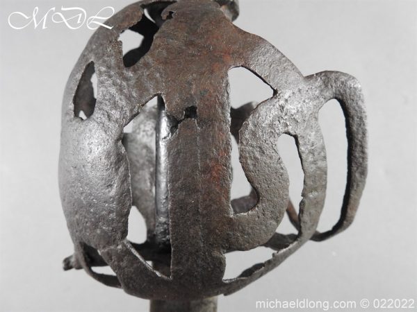 Scottish Beak Neb Ribbon Hilt Sword c 1650 - Image 19