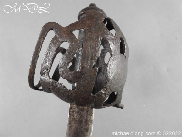 Scottish Beak Neb Ribbon Hilt Sword c 1650 - Image 13