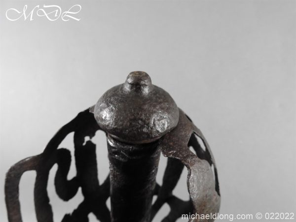 Scottish Beak Neb Ribbon Hilt Sword c 1650 - Image 11