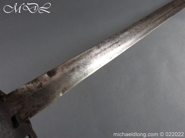 Scottish Beak Neb Ribbon Hilt Sword c 1650 - Image 6