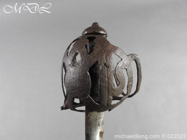 Scottish Beak Neb Ribbon Hilt Sword c 1650 - Image 25