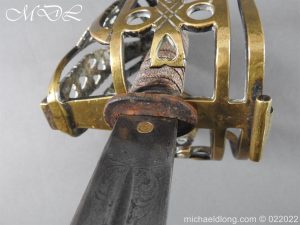michaeldlong.com 25215 300x225 Scottish Borderers WW1 Brass Hilt Broad Sword