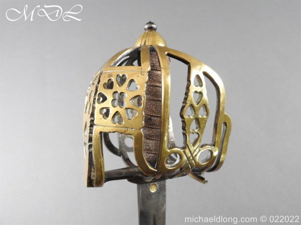 michaeldlong.com 25216 600x450 Scottish Borderers WW1 Brass Hilt Broad Sword
