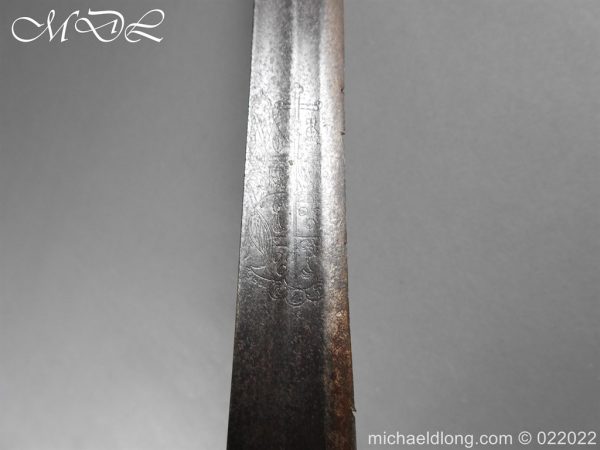Bavarian Cuirassier’s Broadsword c 1700 - Image 17
