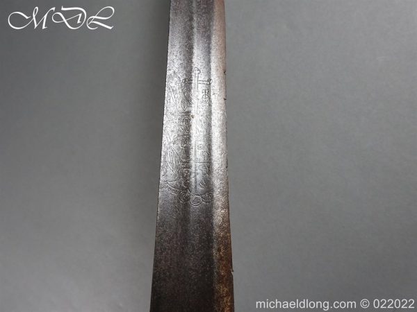 Bavarian Cuirassier’s Broadsword c 1700 - Image 16