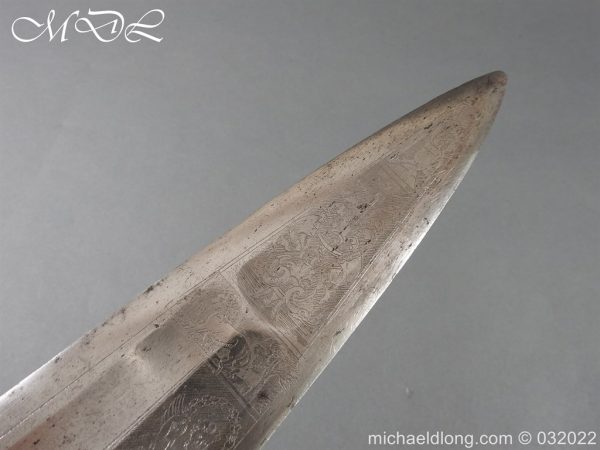 Italian 16th Century Cinquedea – Short Sword - Image 15