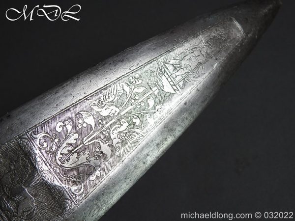 Italian 16th Century Cinquedea – Short Sword - Image 7