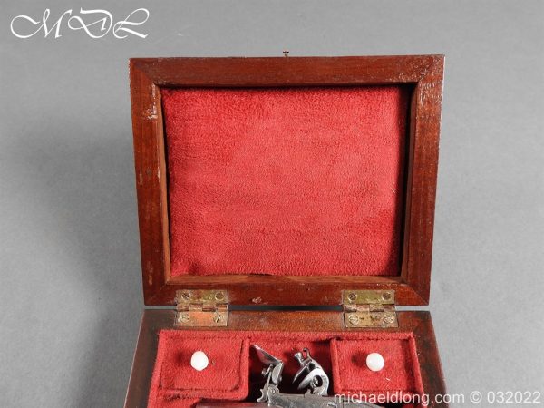 Miniature Flintlock Cased Pistol - Image 3