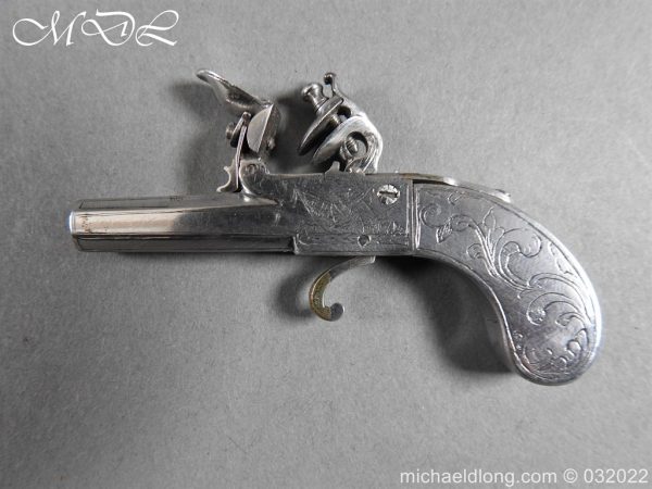 Miniature Flintlock Cased Pistol - Image 5