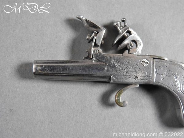 Miniature Flintlock Cased Pistol - Image 7