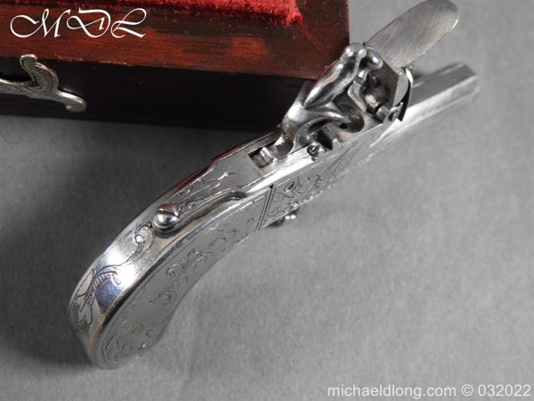 Miniature Flintlock Cased Pistol - Image 11