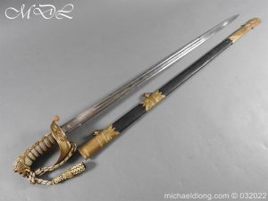 British Victorian Naval Sword with Broad Sword Blade