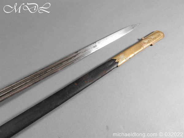 British Victorian Naval Sword with Broad Sword Blade - Image 4