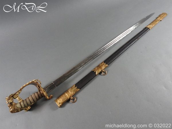 British Victorian Naval Sword with Broad Sword Blade - Image 5