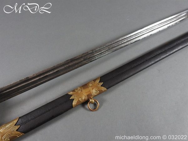 British Victorian Naval Sword with Broad Sword Blade - Image 7