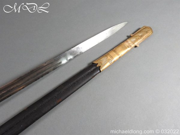 British Victorian Naval Sword with Broad Sword Blade - Image 8