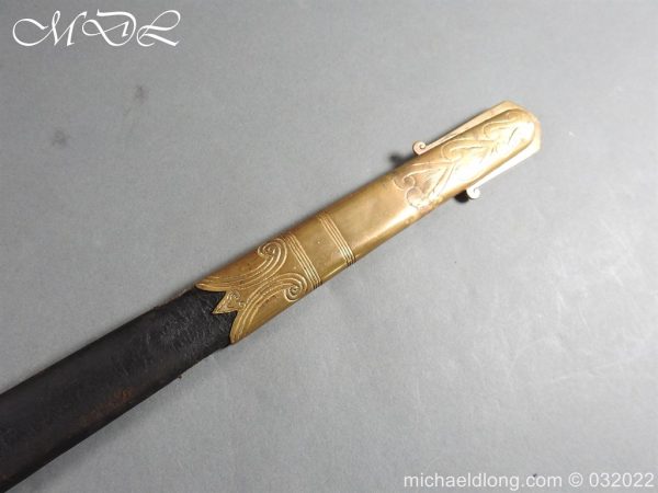 British Victorian Naval Sword with Broad Sword Blade - Image 11
