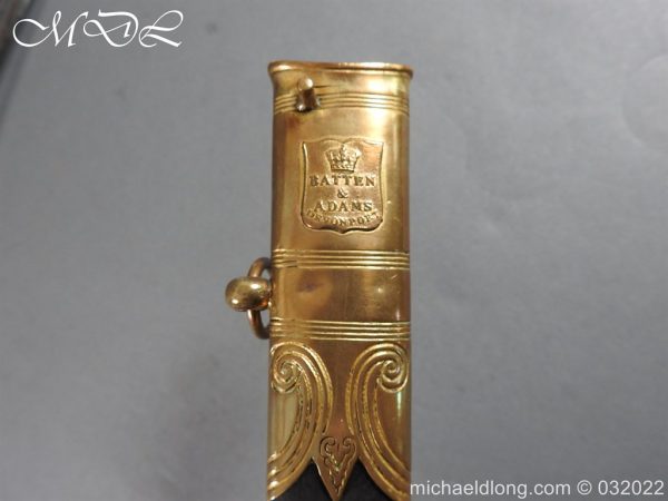 British Victorian Naval Sword with Broad Sword Blade - Image 12
