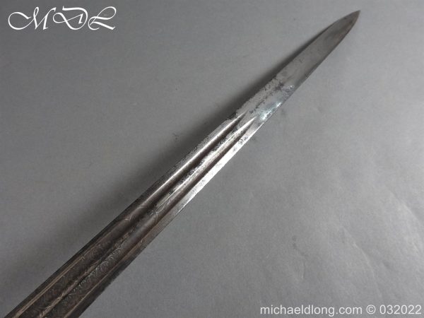 British Victorian Naval Sword with Broad Sword Blade - Image 22