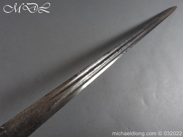 British Victorian Naval Sword with Broad Sword Blade - Image 23