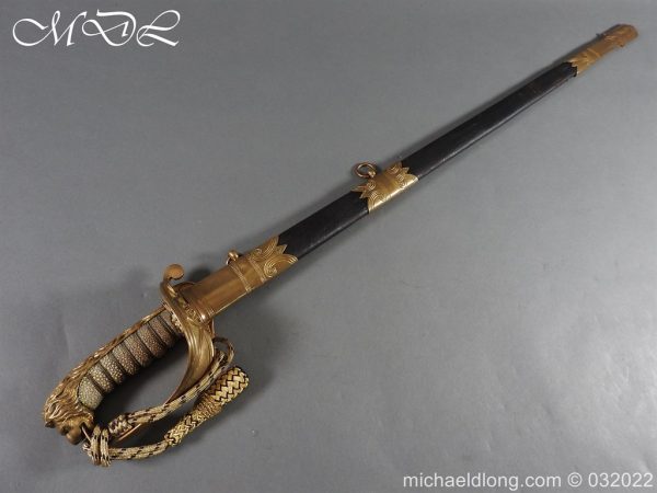 British Victorian Naval Sword with Broad Sword Blade - Image 25