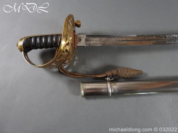 Victorian Royal Engineers Officer’s Sword by Henry Wilkinson - Image 2